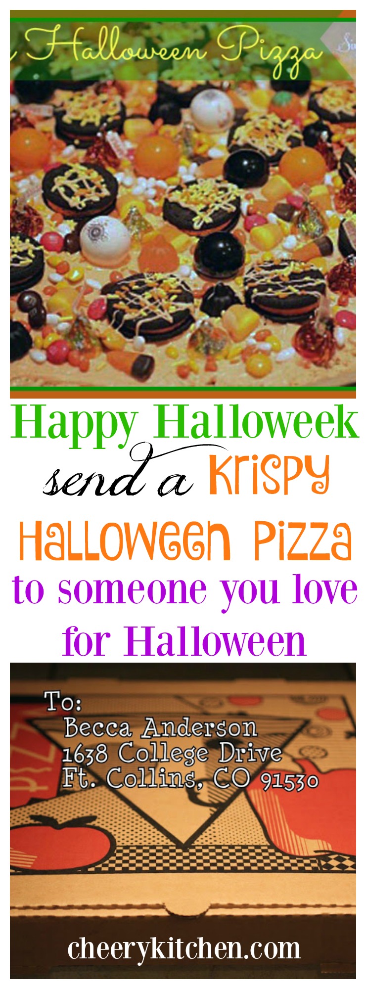 Krispy Halloween Pizza