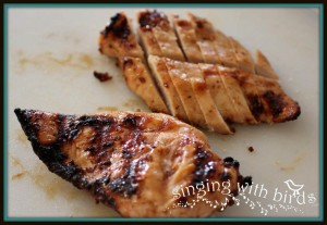 Grilled Chicken for Asian Salad