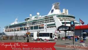 cruise ship Royal Carribean Victoria BC Canada