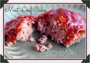 Meat Loaf Cakes | cheerykitchen.com