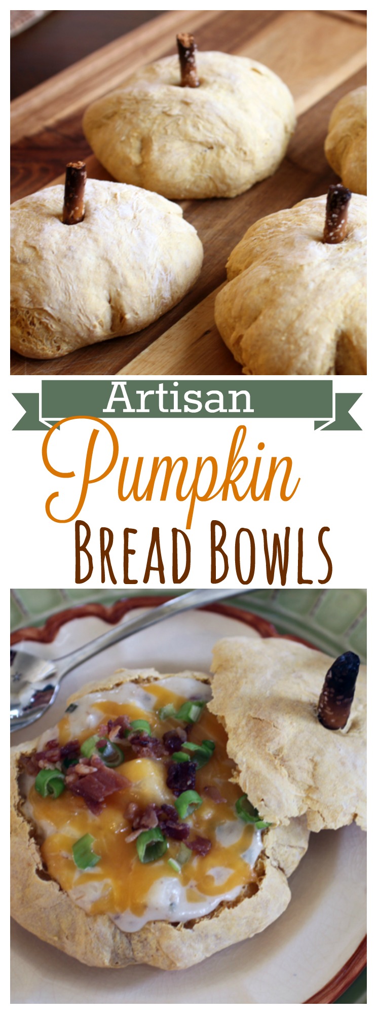 Artisan Pumpkin Bread Bowls