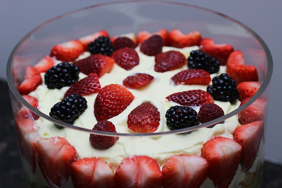 Berry Low Carb Trifle