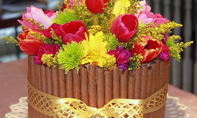 Flower Easter Basket Cake
