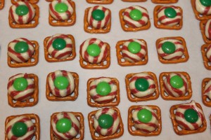 Leprechaun Buttons-Pretzel Candy Treats