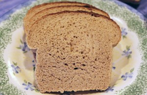 Whole Wheat Bread with Huckleberry Butter