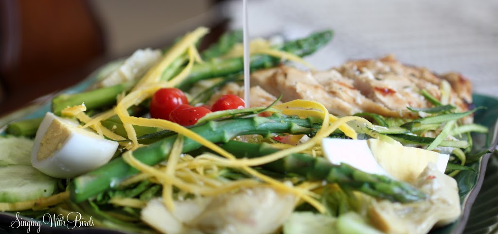 Bird’s Nest Salad with Balsamic Vinaigrette