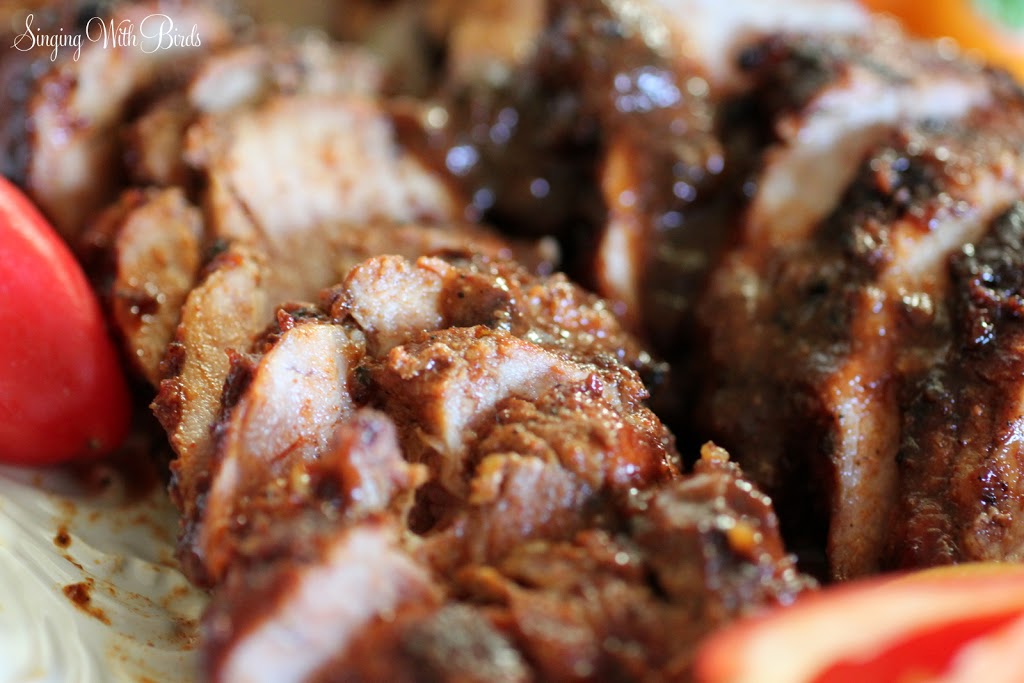 Chili-Rubbed Grilled Pork Tenderloin