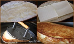 Grilled Jack Cheese Applesauce Sandwiches