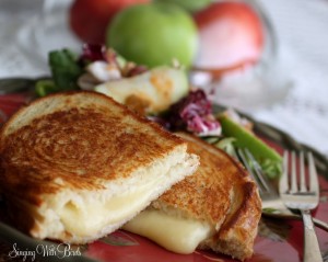 Grilled Jack Cheese Applesauce Sandwiches