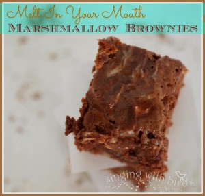 Melt in Your Mouth Marshmallow Brownies |cheerykitchen.com