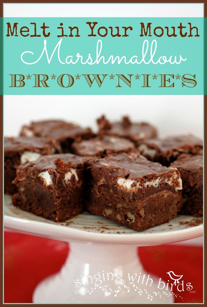 Melt in Your Mouth Marshmallow Brownies