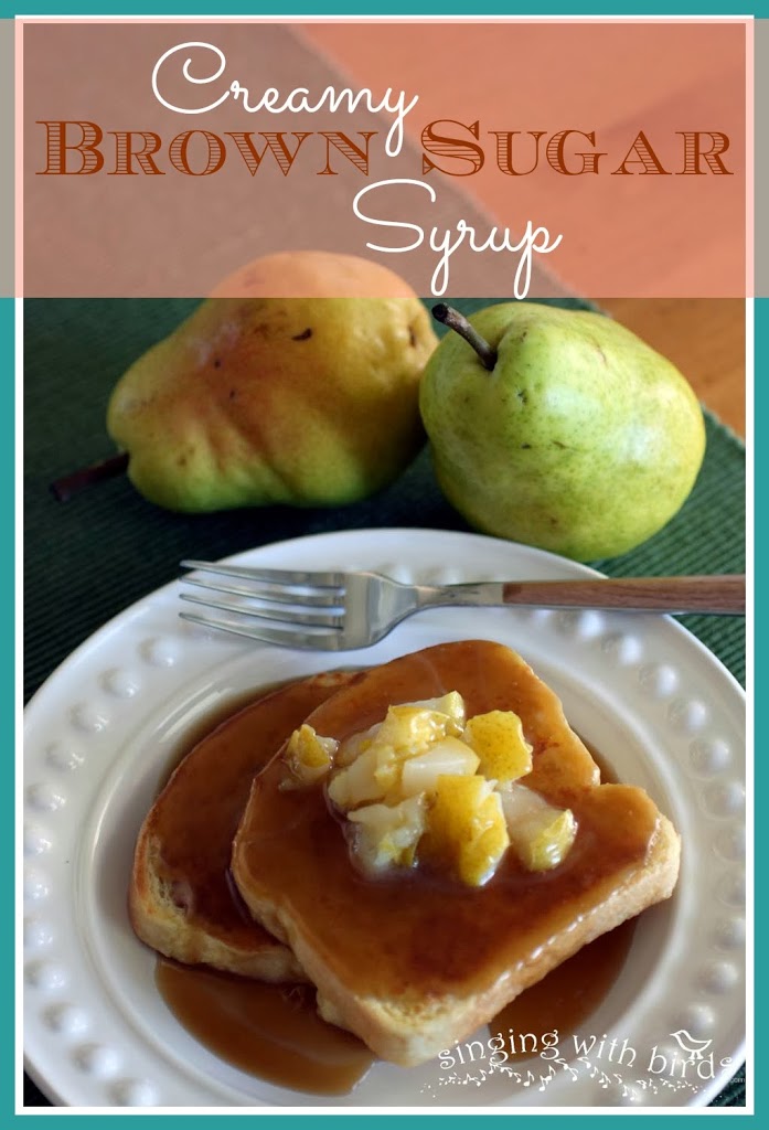 Creamy Brown Sugar Syrup