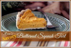 Ava's Savory Butternut Squash Tart | cheerykitchen.com