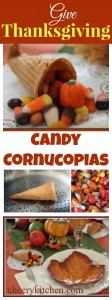 Thanksgiving Candy Cornucopia