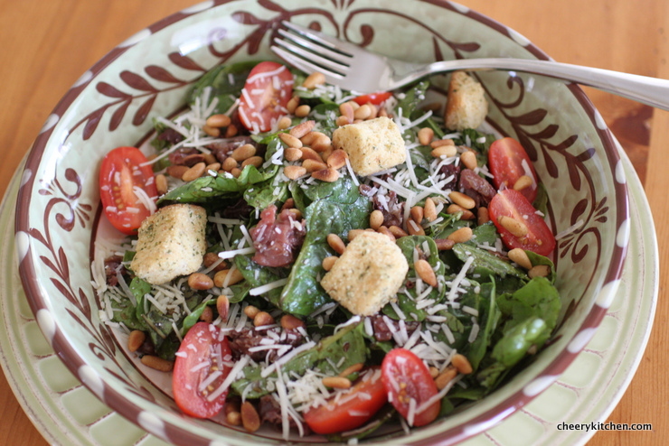 Spinach Basil Salad