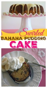 Swirled Banana Pudding Cake
