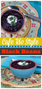 Cafe Rio Style Black Beans