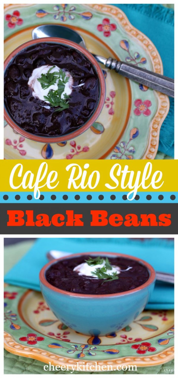 Cafe Rio Style Black Beans - Cheery Kitchen
