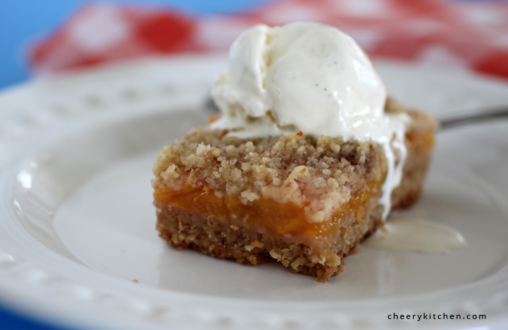 Peach Pie Bars