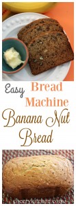 Easy Bread Machine Banana Nut Bread