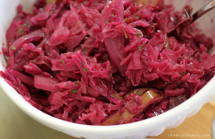 Sweet and Sour Red Cabbage