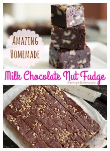 Amazing Homemade Milk Chocolate Nut Fudge