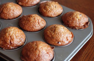 Morning Glory Muffins with Maple Glaze