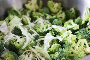 Broccoli Cabbage Cranberry Salad