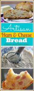 Simple, rustic, Artisan Ham & Cheese Bread is tender, flavorful, and the easiest, best bread you'll ever make. Friends won't believe you baked it, give it a try!