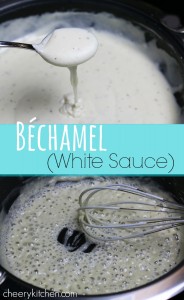 French Béchamel Sauce is easy and versatile. You'll use it in so many ways we're excited to share with you. Save money, no more canned cream soups! It freezes well too.