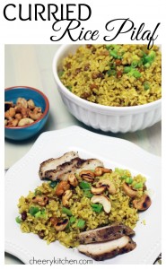 Curried Rice Pilaf is delicious with everything! It adds beautiful color to your place. Come see our step by step directions to create your own rice pilaf. It's amazingly good!