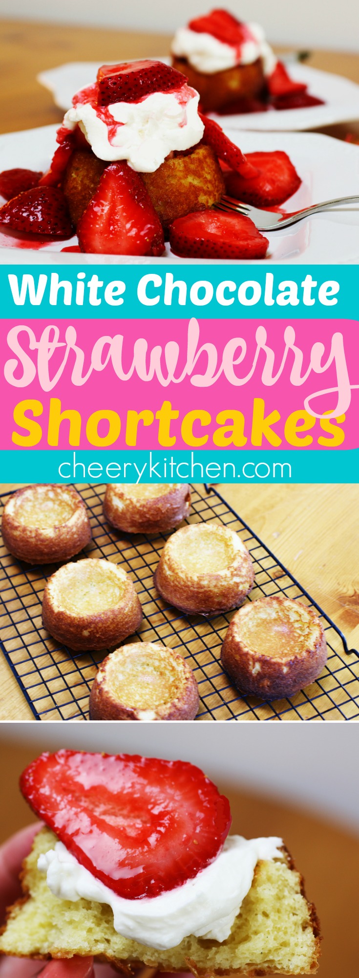 Dreaming of White Chocolate Strawberry Shortcakes, so delicious! Perfect for tea parties and dinner party finales, YUM!!!